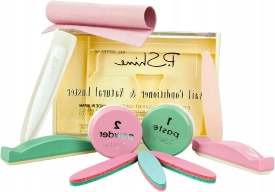 Kit di manicure professionale per cura e riparazione delle unghie con guida