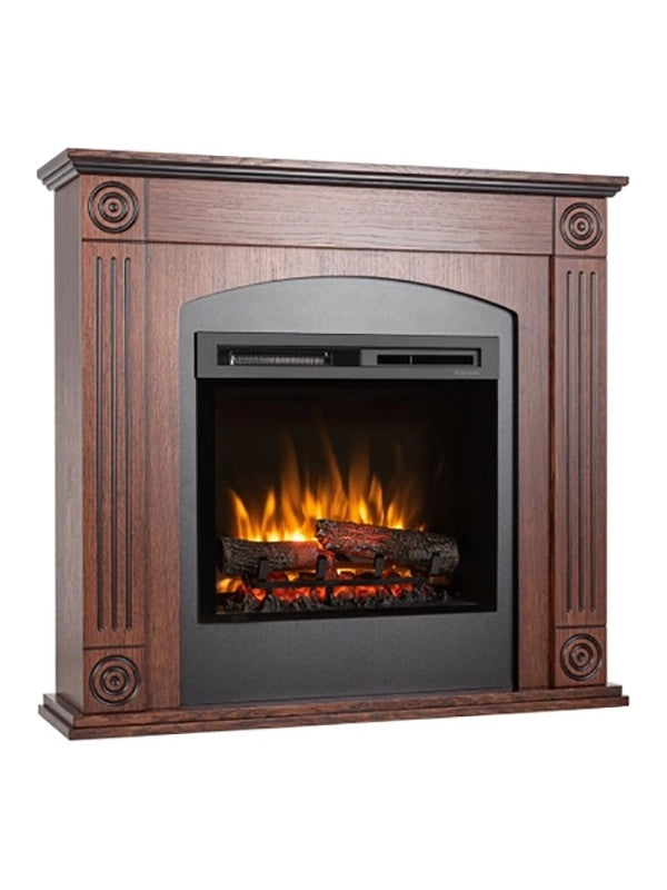 Caminetto Elettrico Da Pavimento A Libera Installazione A LED - Rovere 23"- 107x100x29 - ATRATO