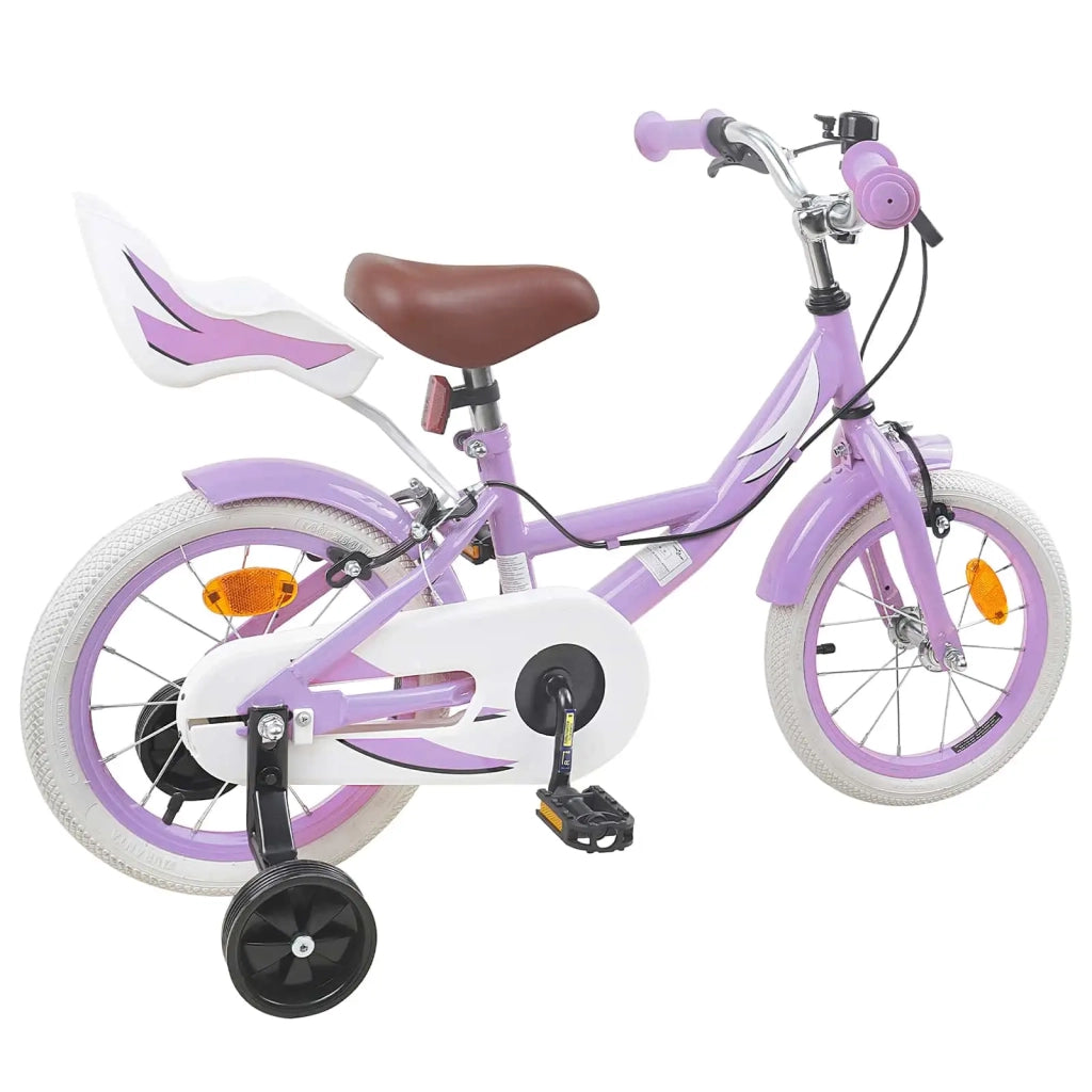 Bicicletta per Bambini | Bici per bambini 16 Pollici per bambini di 4-6 anni Viola
