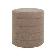 Pouf contenitore in bouclé, talpa
