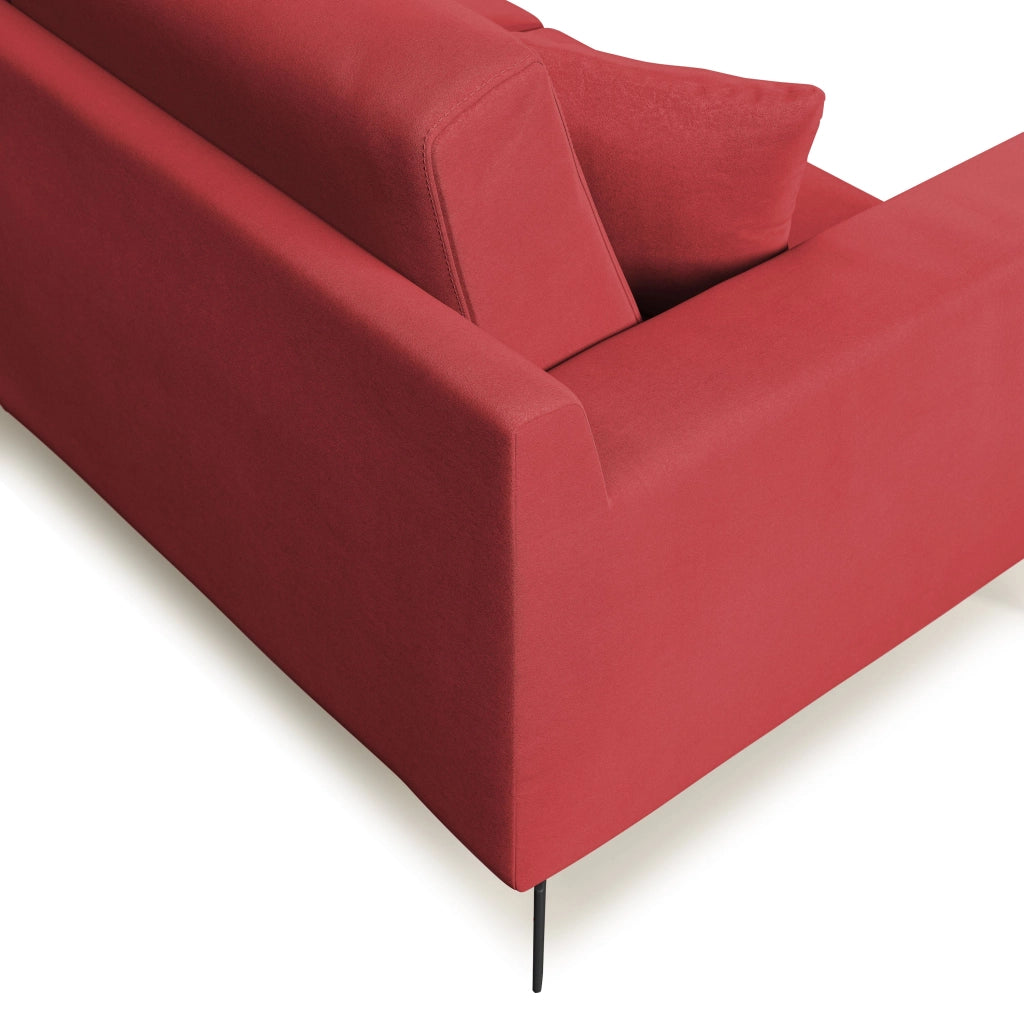 Prestige Divano design moderno T11 146 cm rosso