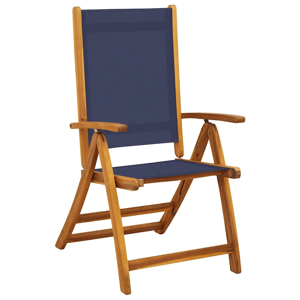 Set Pranzo da Giardino 5pz Legno Massello di Acacia e Textilene 3279302
