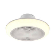 VENTILATORE E PLAFONIERA A SOFFITTO 'MJOLBY' Ø 45 cm