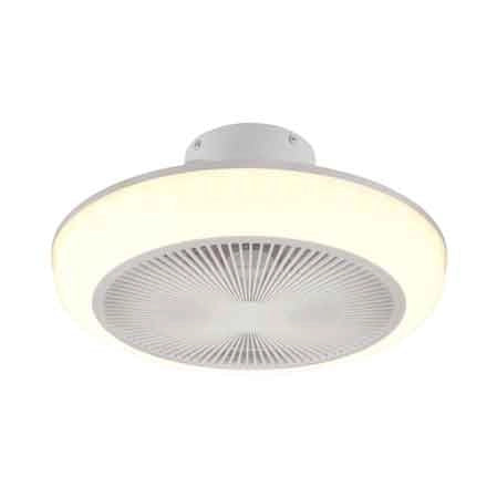 VENTILATORE E PLAFONIERA A SOFFITTO 'MJOLBY' Ø 45 cm