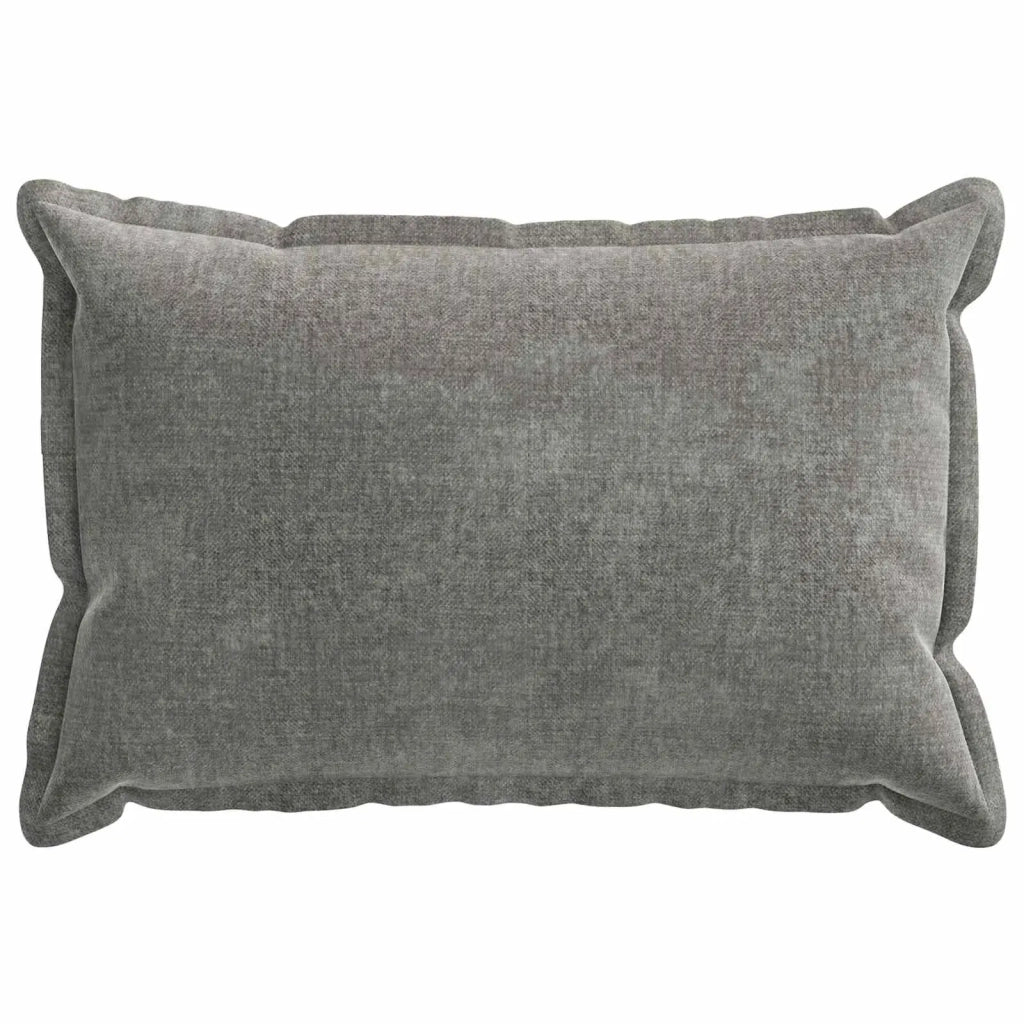 Federa 6 pz HOUTEN Grigio Scuro 40 x 60 cm Tessuto Chenille 917547