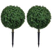 Buxus Artificiale Set 2 Pezzi ¨C zephmum ¨C 70 cm Verde