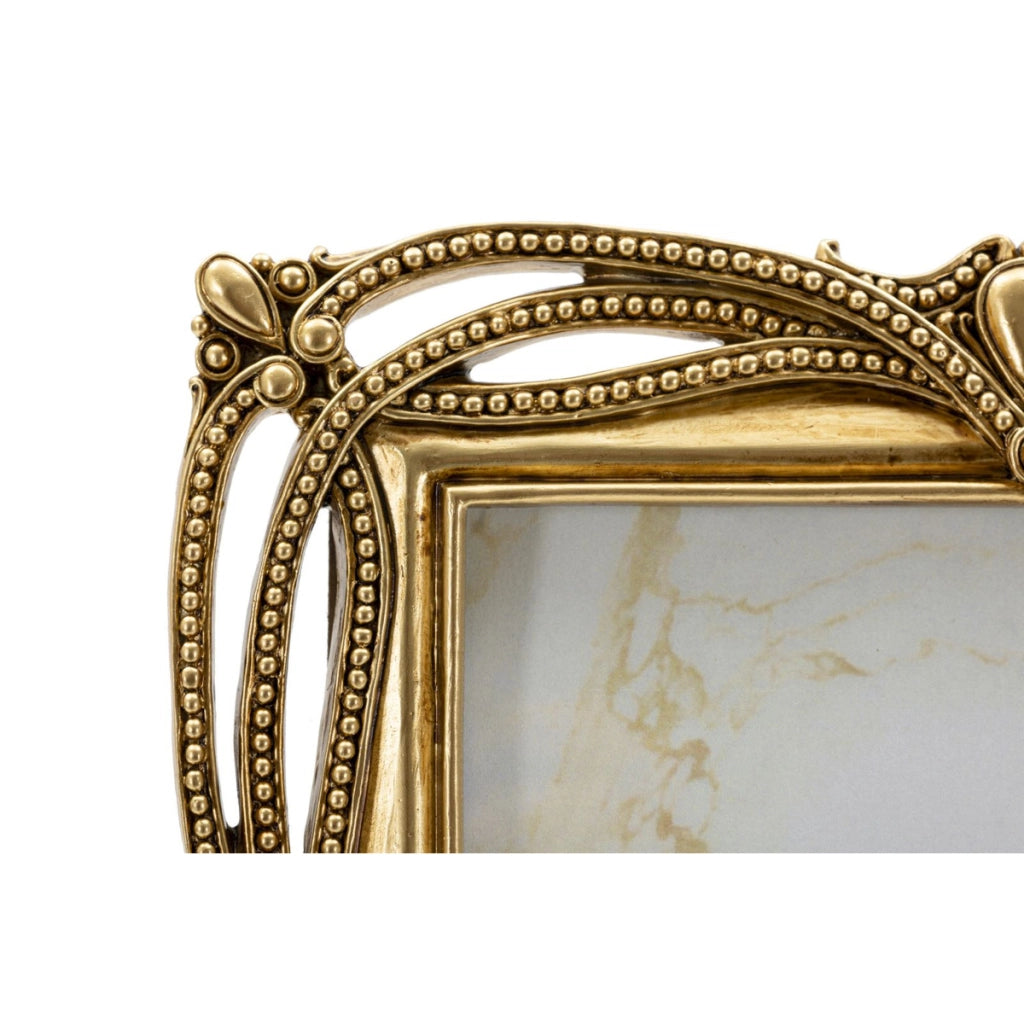 Cornice portafoto Line oro dal profilo lineare 15x20 cm