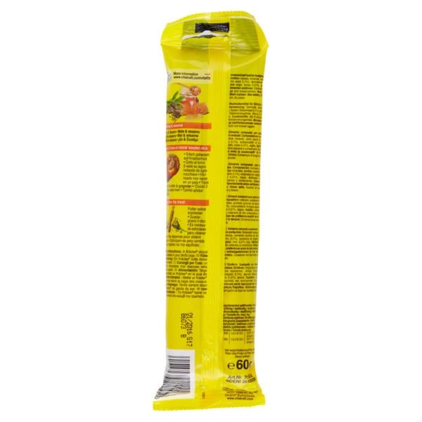 KRACKER AL MIELE E SESAMO PER PAPPAGALLINI 2 PEZZI DA 60 GR