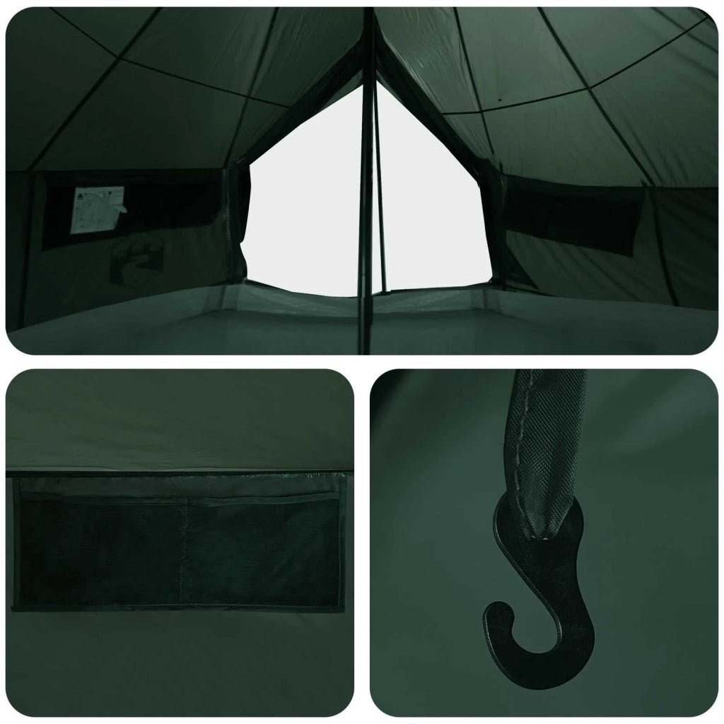 Tenda Tipi con tetto Verde militare 700 x 700 x 395 cm 42028714