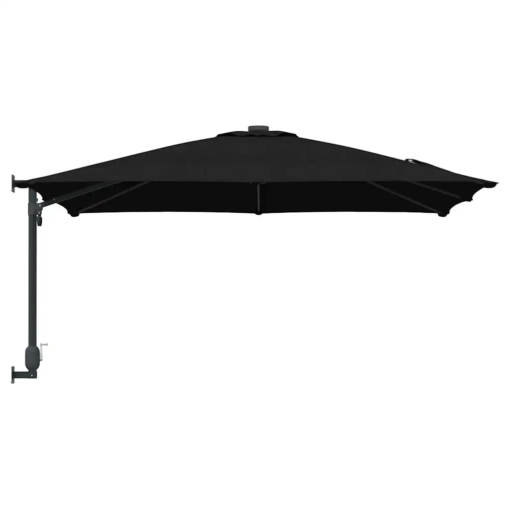 Ombrello | Parasol da giardino Nero 248,5 x 247,5 x 160 cm