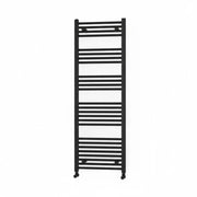 Termoarredo Kalura dritto nero opaco 150x45 cm