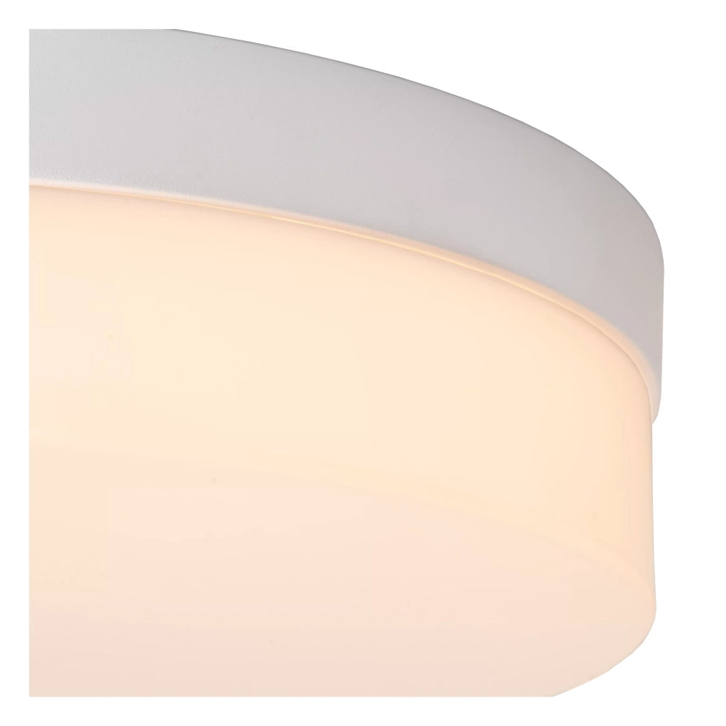 Plafoniera bagno tonda 23cm LED 12W bianca Lucide Biskit