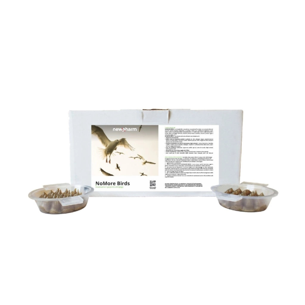 NoMoreBirds Repellente Piccioni Gabbiani Dischetti Pronto Uso | Newpharm, Formato da 15pz