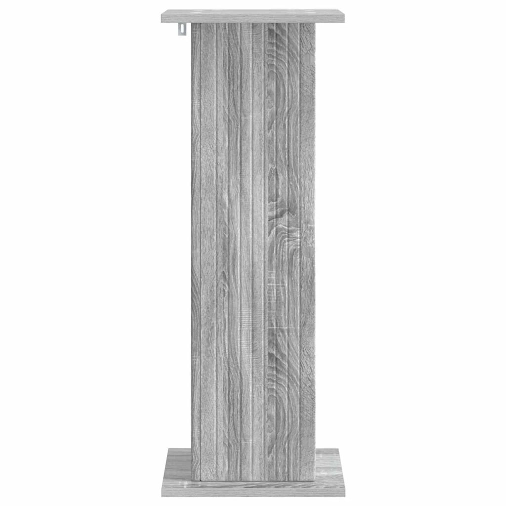 Supporto per piante | Sostegno per piante 2 pz Grigio Sonoma 30,5 x 30 x 80,5 cm