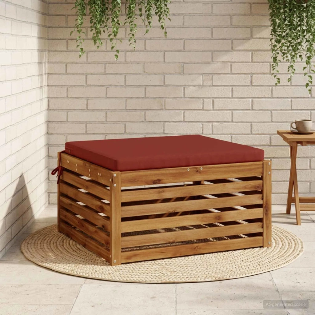 Cuscino per Sedia in Unico Pezzo SOEST 100% Poliestere Rosso 945007