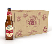 Birrificio angelo poretti birra 6 luppoli bock rossa 24 bottiglie da 33 cl