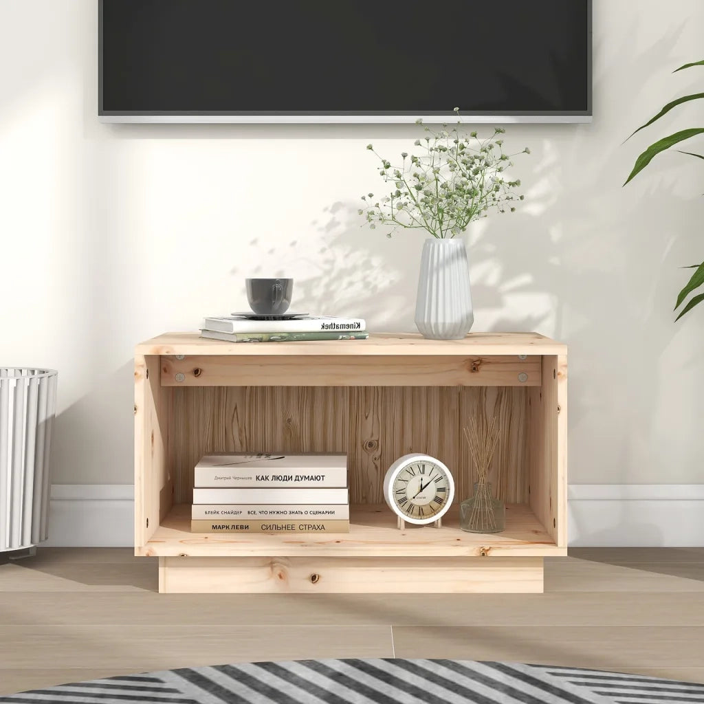 Mobile TV | Armadietto TV | Mobile Porta TV 60x35x35 cm in Legno Massello di Pino
