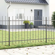 Recinzione per Giardino 6 pcs Grigio 10,2 x 0,8 m 3334109