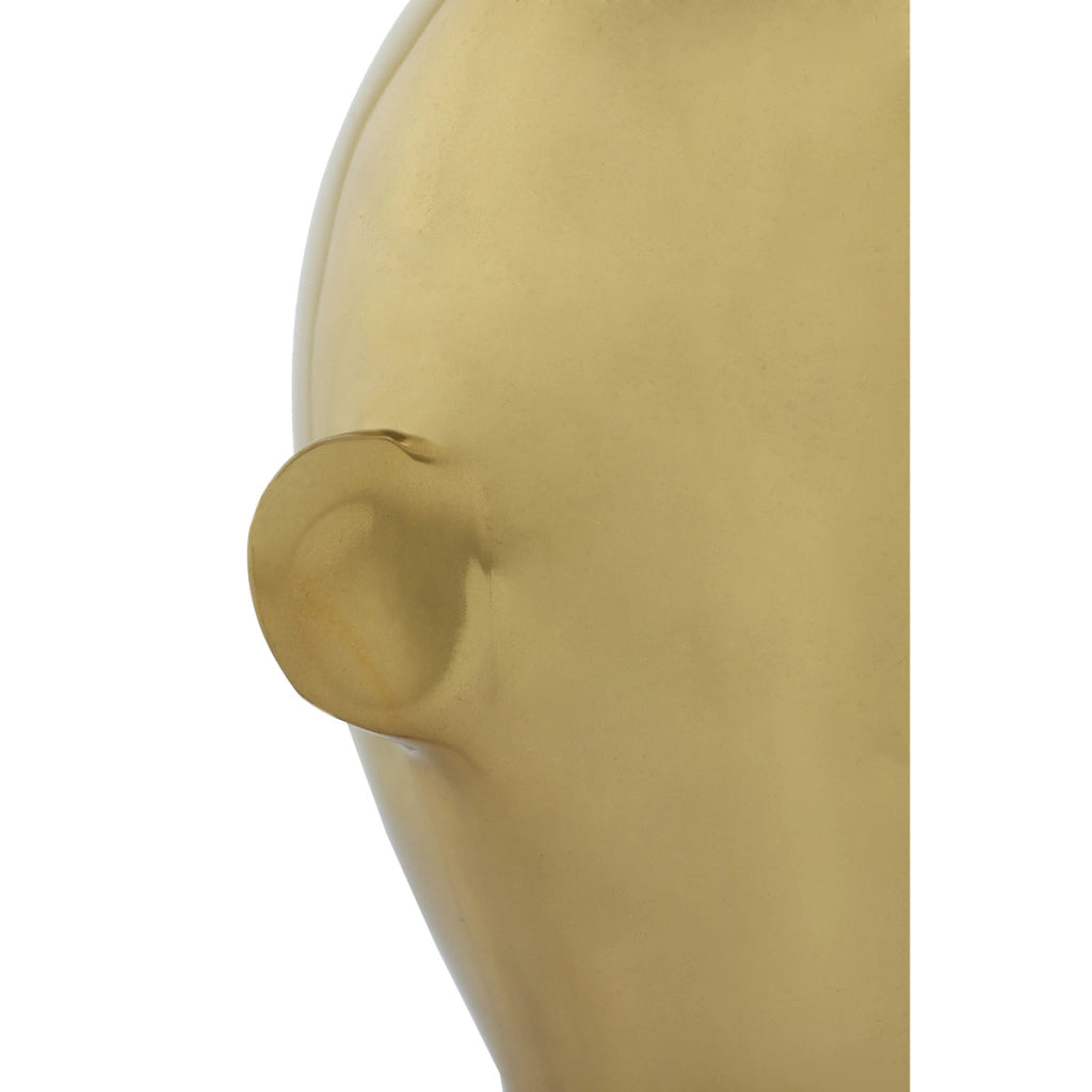 Scultura Phantom 225 in alluminio dorato
