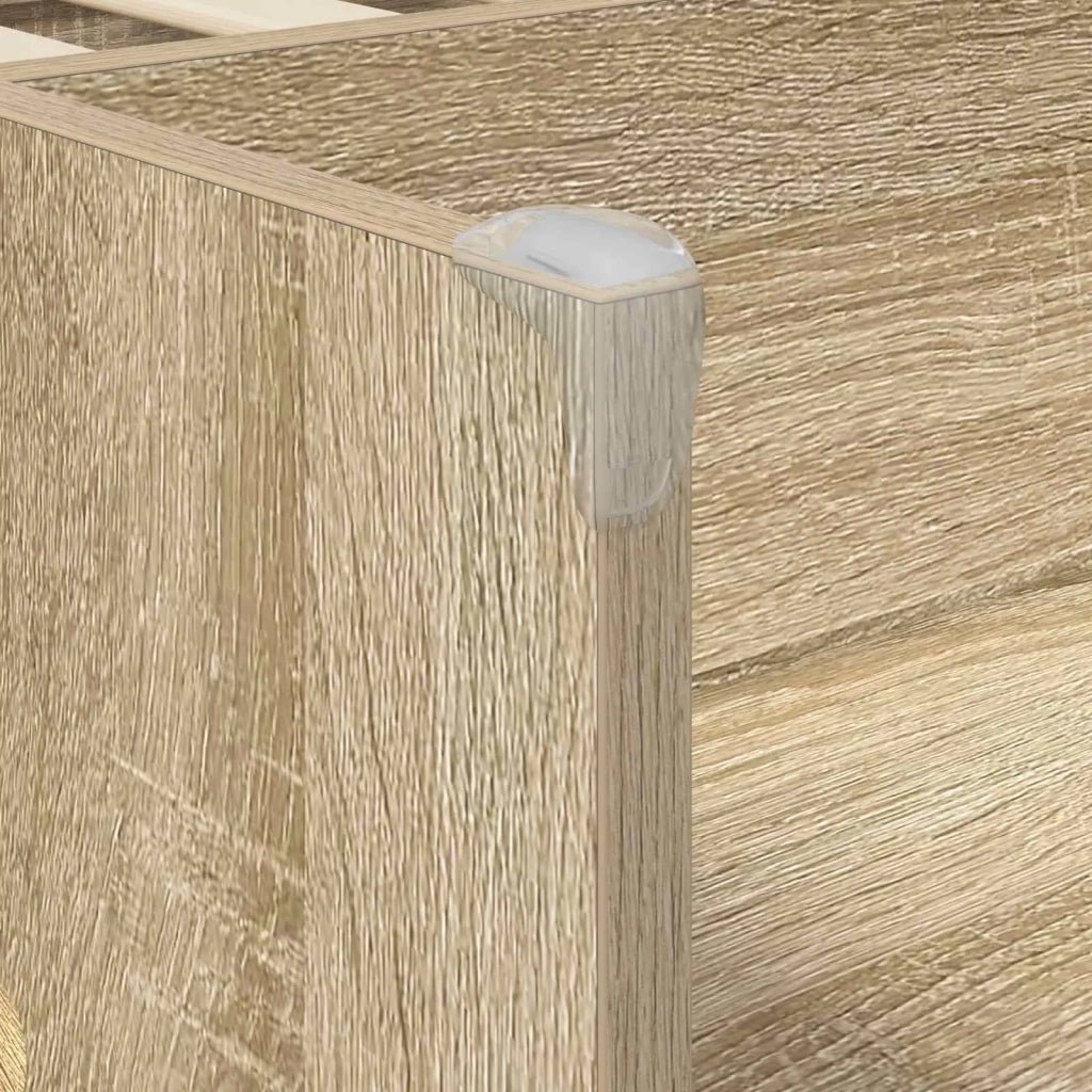 Letto Alto per Bambini | Letto Infantile | Lettino 2 pcs Rovere Sonoma 90 x 190 cm