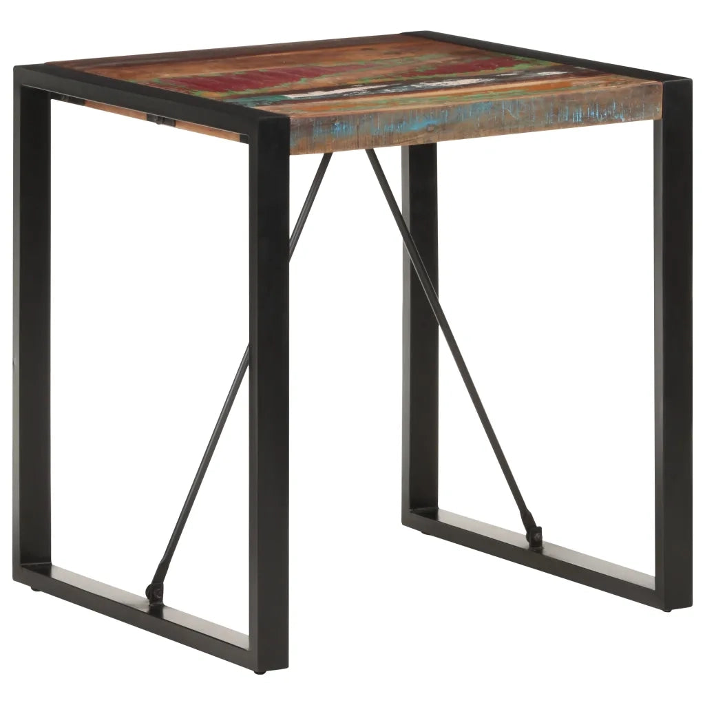 Tavolo da Pranzo | Tavolo da cucina 70x70x75 cm in Legno Massello di Recupero