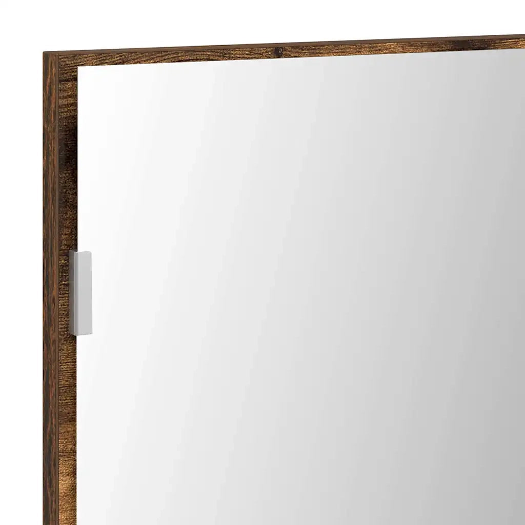 Specchio Marrone 80 x 37 cm Vetro e Legno Ingegnerizzato
