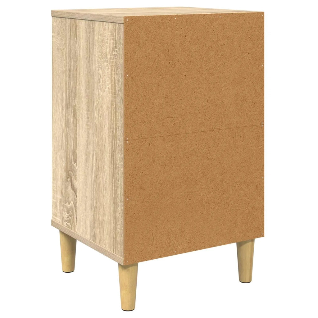 Armadio da Notte OMMEN 2 pz Rovere Sonoma 36 x 33 x 60 cm 8007290