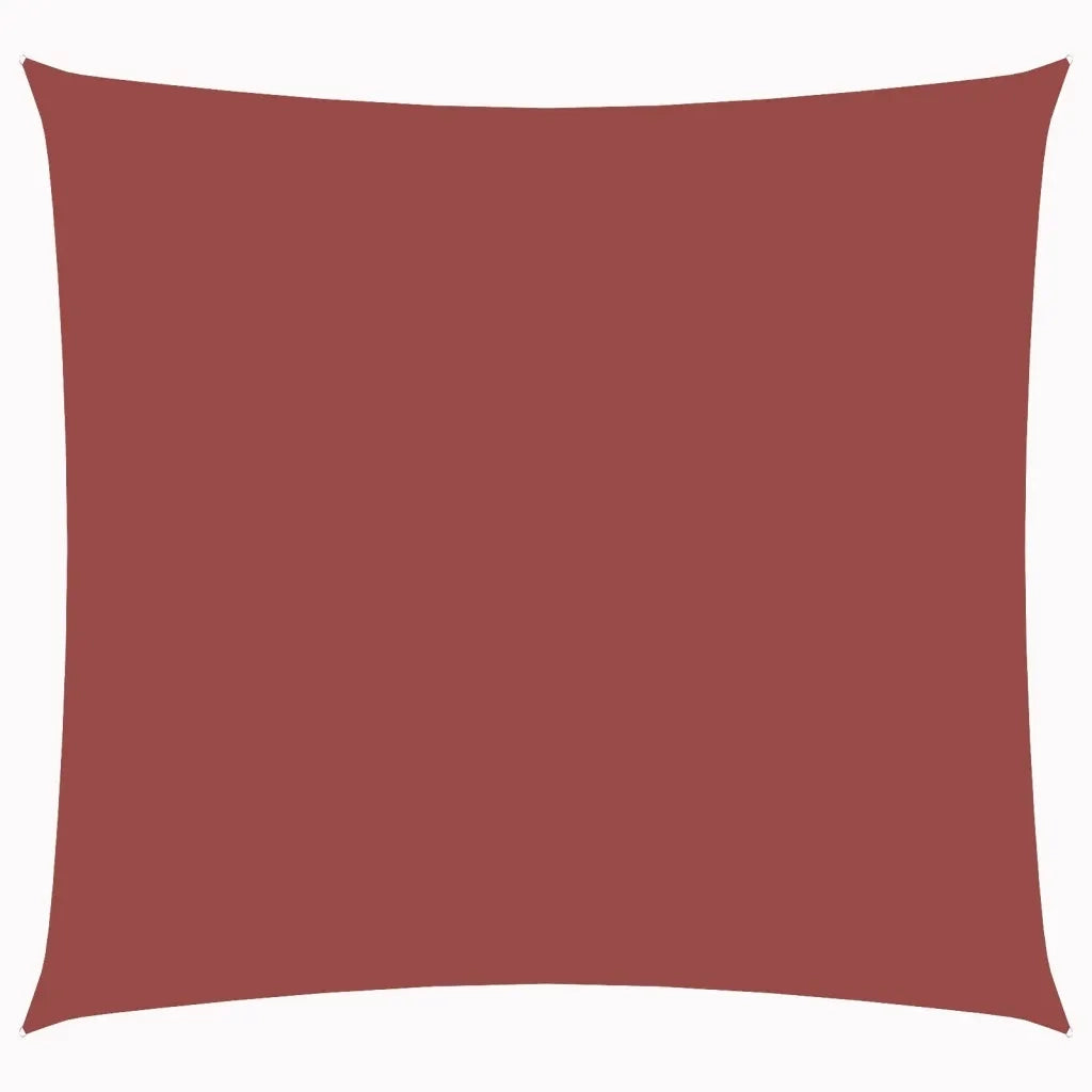 Vela Parasole in Tela Oxford Quadrata 2,5x2,5 m Terracotta 135356