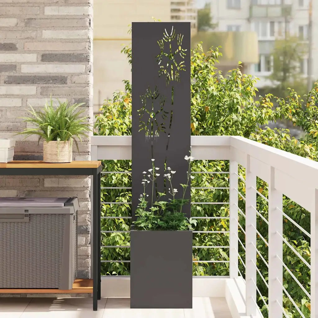 Schermo per privacy in giardino Floreale Nero 32 x 150 cm CFW9899818