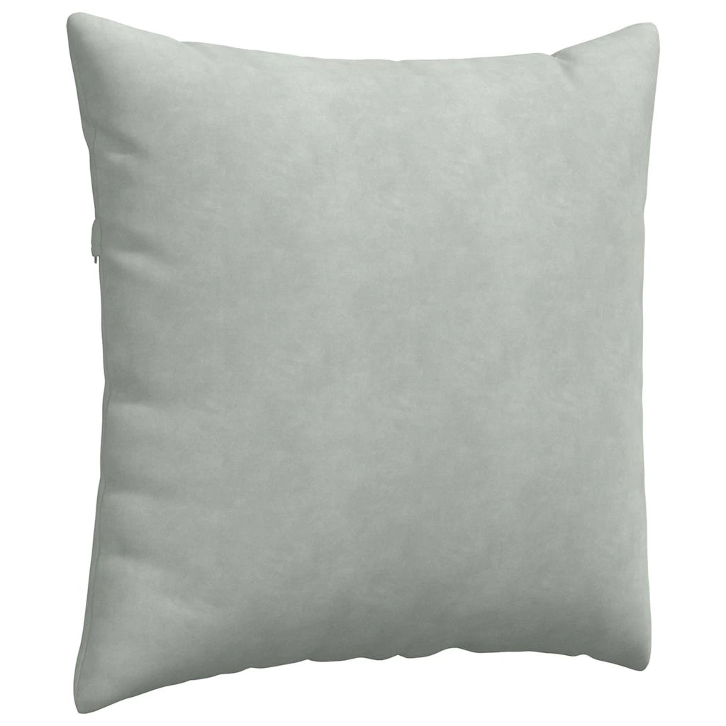 Cuscini da Divano 2 pz | Cuscini per sedie Grigio chiaro 80 x 80 cm