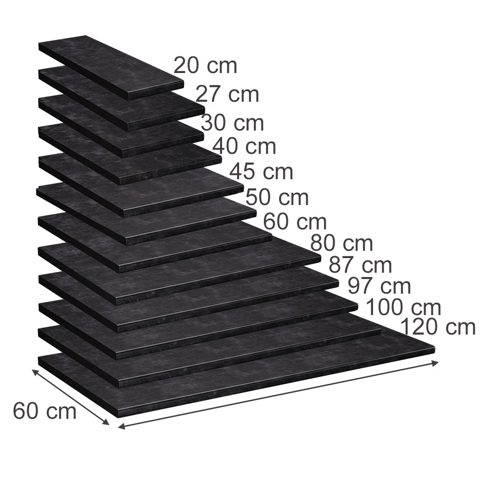 Vicco Top cucina Antracite 100 cm