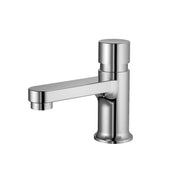 HYDRA Rubinetto temporizzato moderno per lavabo Cromo