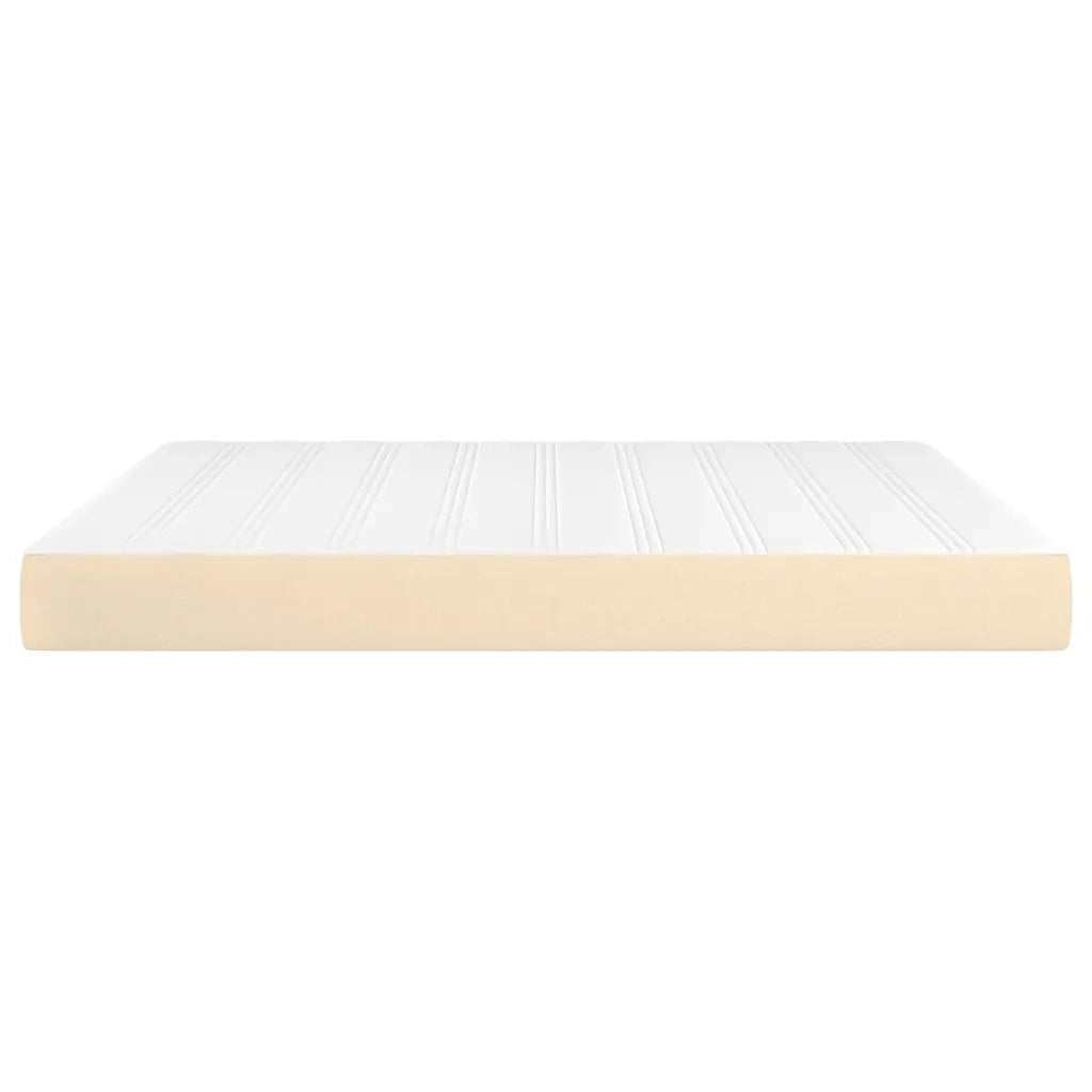 Materasso a Molle Insacchettate Rigidità Media Crema 160x200x20 cm 347819