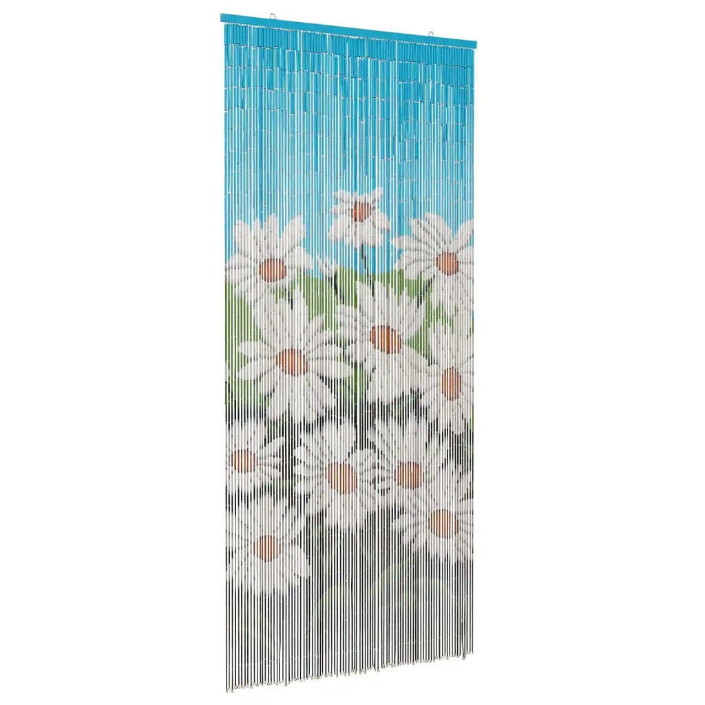 Tenda per Porta Antinsetti multicolore 200 x 90 cm Bambù 42030055
