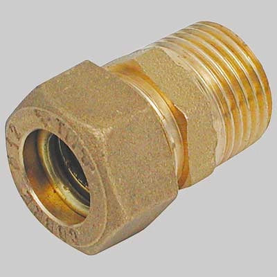 RACCORDO DIRITTO MASCHIO ORING TIEMME  18 x 1/2     TIEMME
