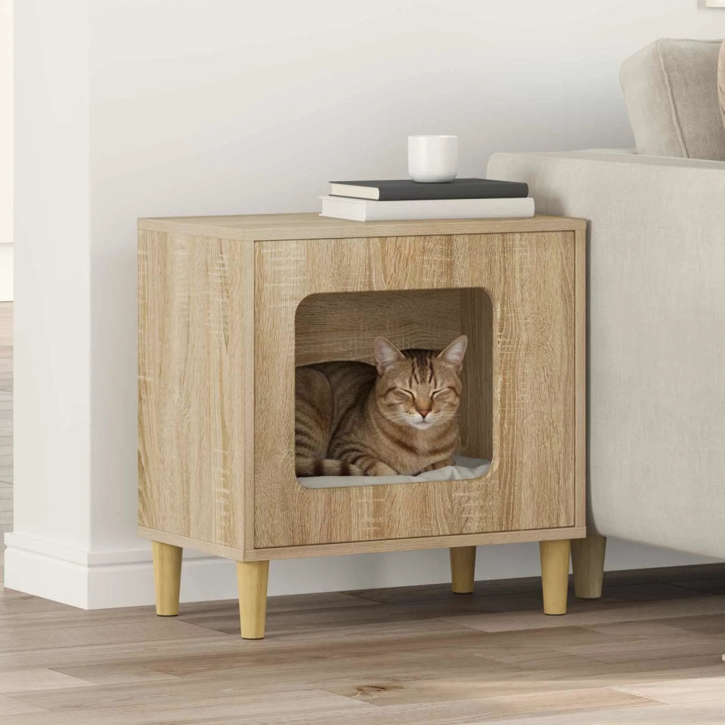 Casa per Gatti Sonoma 51 x 30 x 52 cm Legno multistrato CFW4045264