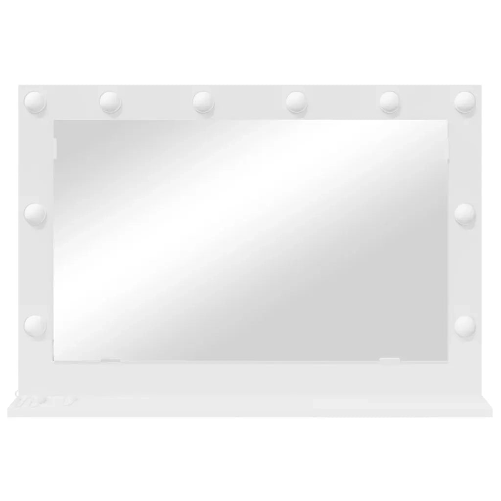 Specchio da Vanit¨¤ Rettangolare Bianco 80 x 15 x 18 cm