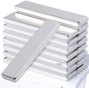 16 pezzi di magneti forti 40x10x3mm magneti forti rettangolari, magneti adesivi forti magneti di terra rara, magneti di neodimio magneti adesivi extra forti per frigorifero, cucina, ufficio