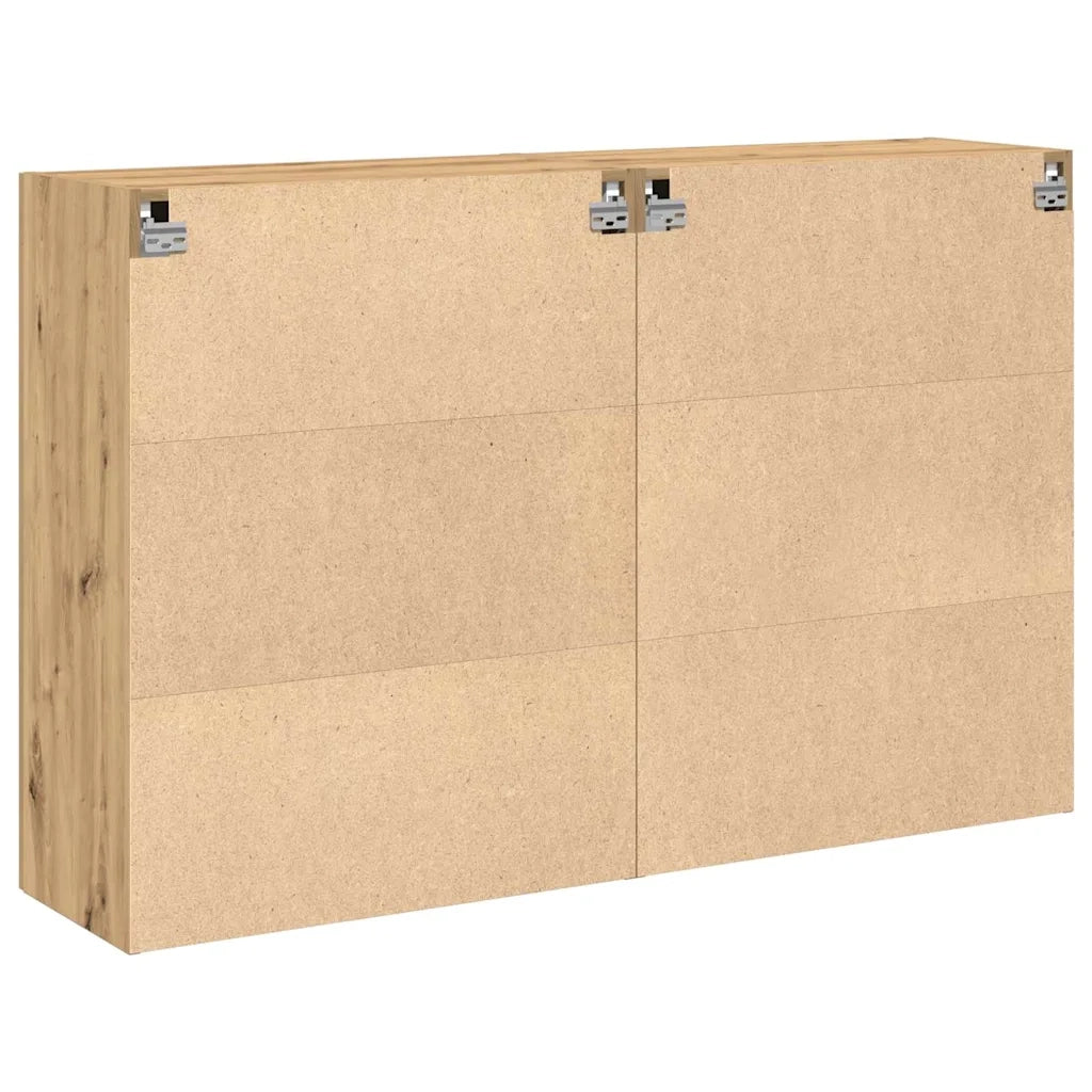 Armadi da Parete 2 pcs Rovere artigianale 69,5 x 34 x 90 cm 3334306