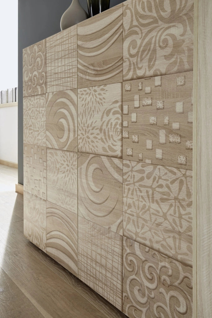 Credenza/Vetrina DENIS rovere
