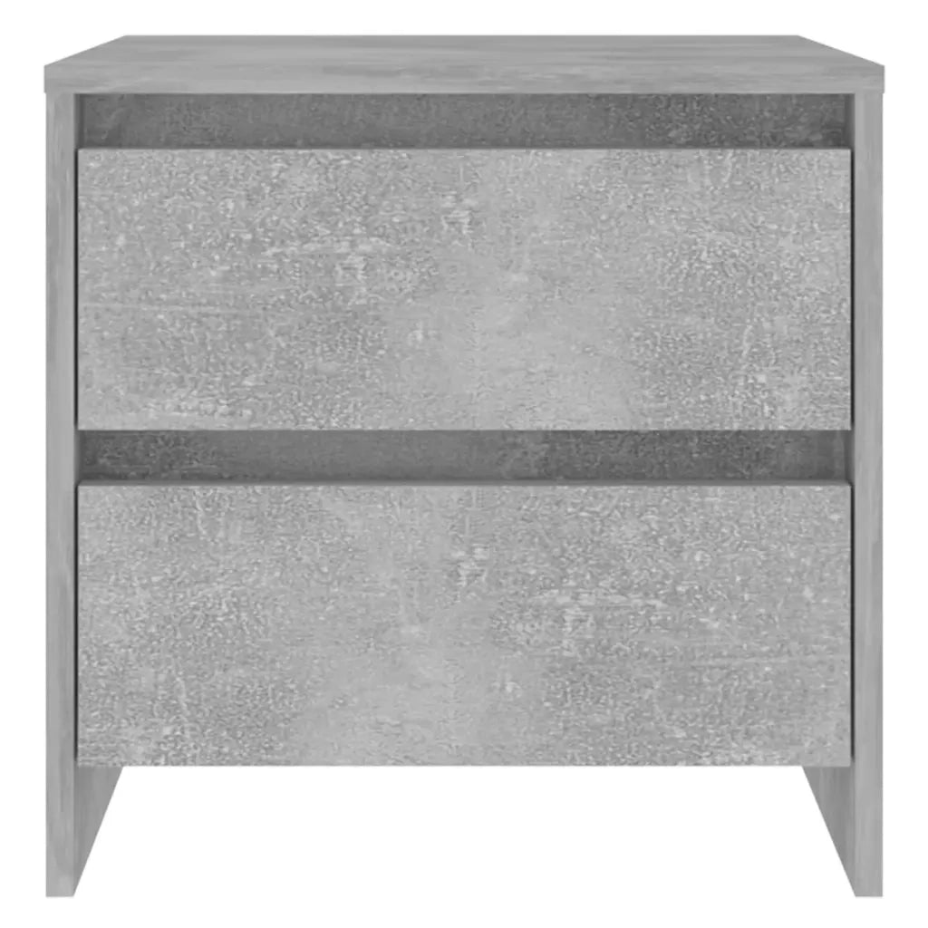Comodino-Tavolino da notte Grigio Cemento 45x34,5x44,5 cm in Truciolato