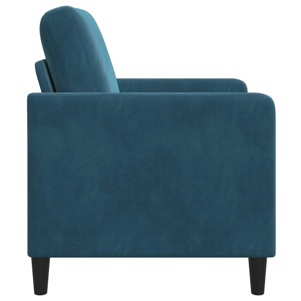 Divano con Storage Blu 72 x 78 x 87 cm Poliestere 42036886