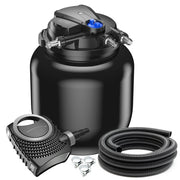 Kit di filtrazione set 100.000 litri pompa UVC 55 watt tubo 10000 l/h 16_0001915