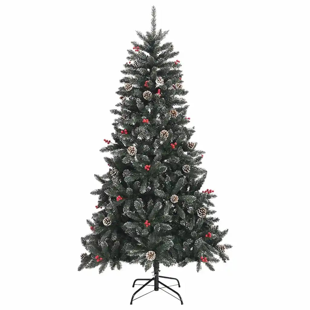 Albero di Natale | Decorazioni natalizie artificiale con 300 LED Verde 180 cm