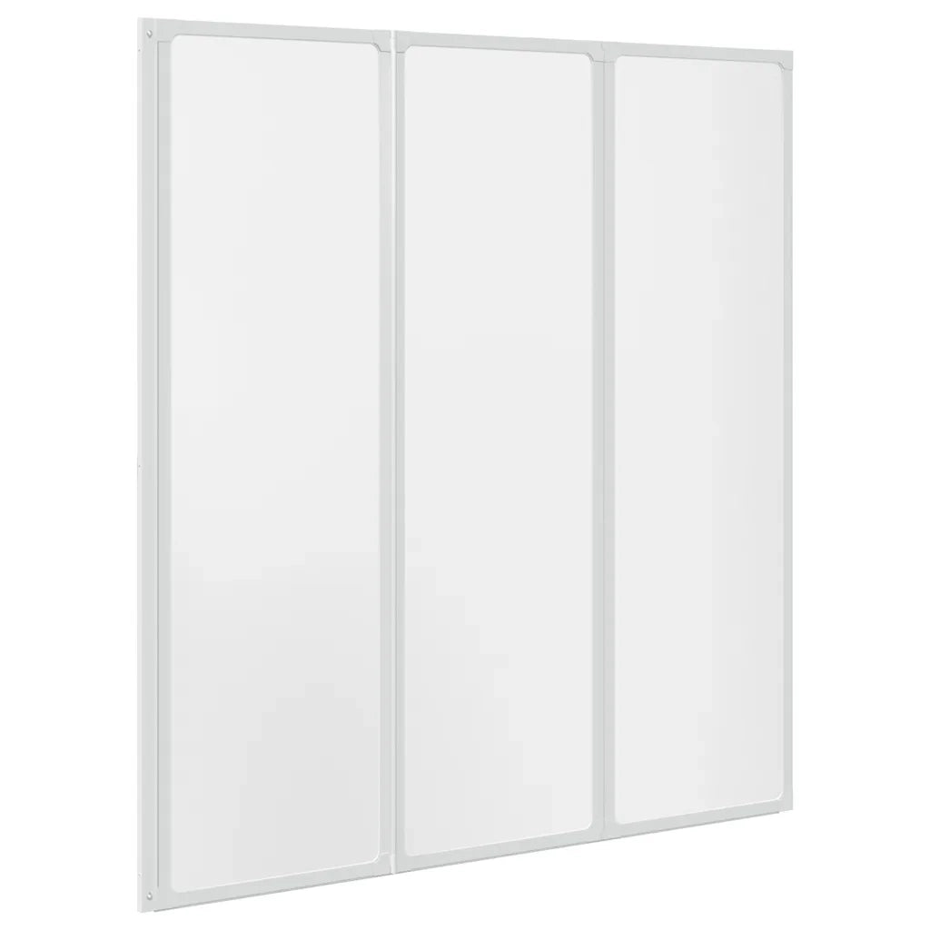 Doccia da bagno a parete 141 x 132 cm 3 Pannelli pieghevoli CFW7893939