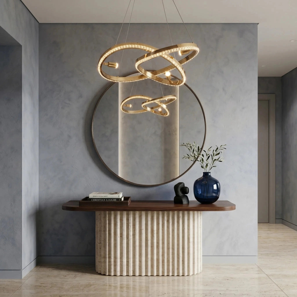 Lampada A Sospensione Da Soffitto Led G158-cp Gold