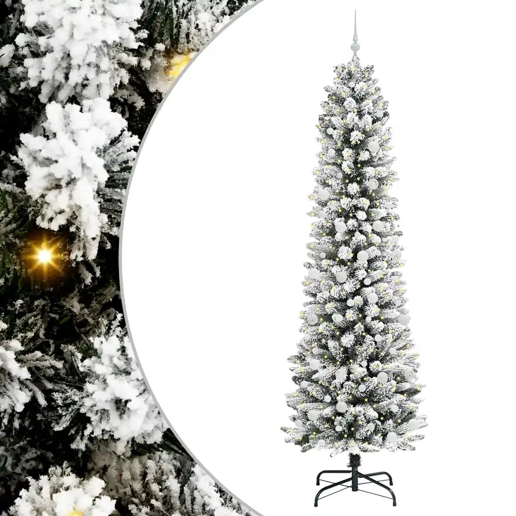 Albero di Natale | Decorazioni natalizie artificiale con 300 LED Bianco 240 cm