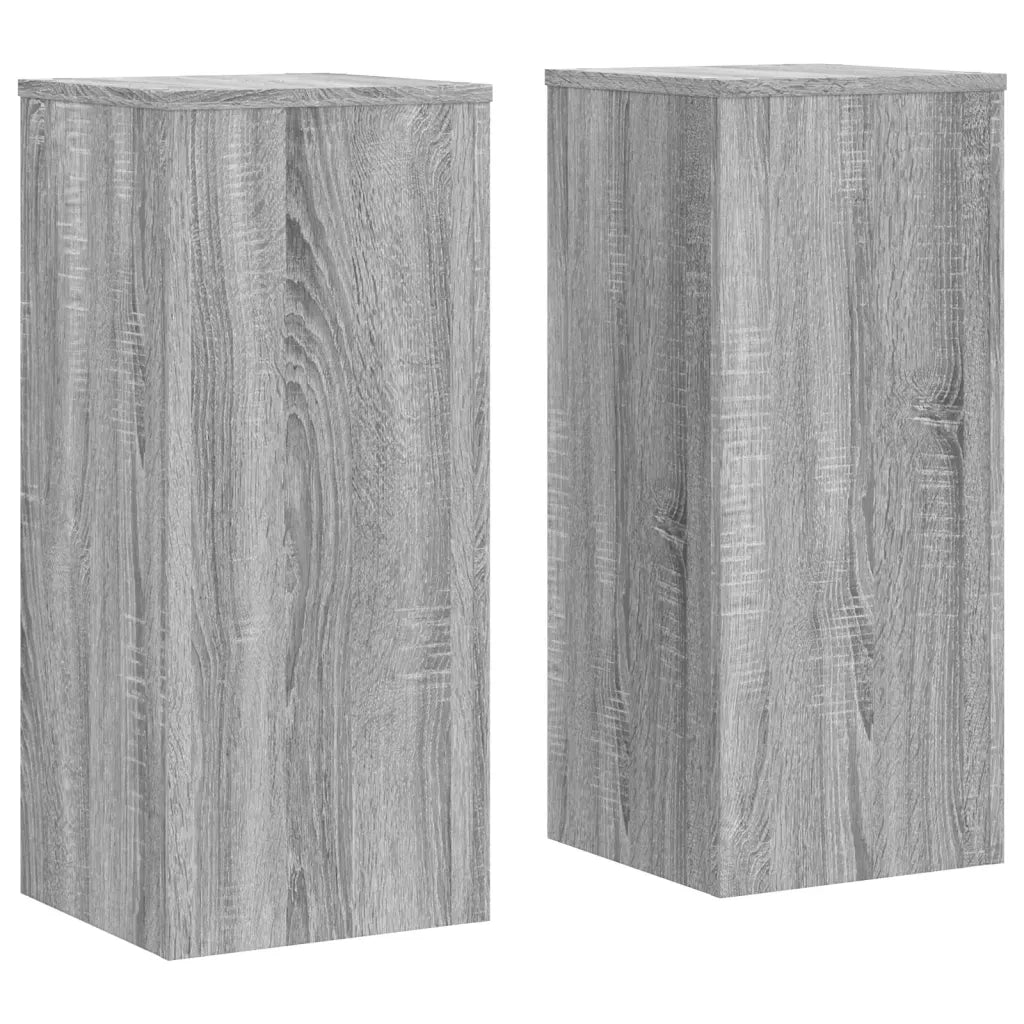 Supporti per piante | Sostegno per piante 2 pz Grigio 30x30x70 cm in Multistrato