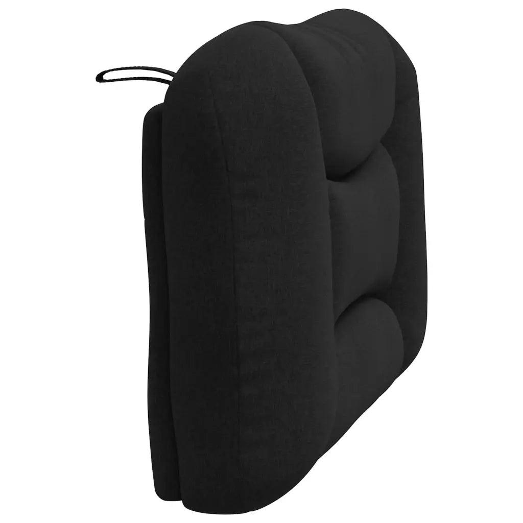Cuscino Testiera-Cuscino per Testiera Hvar Nero 80 cm in Tessuto