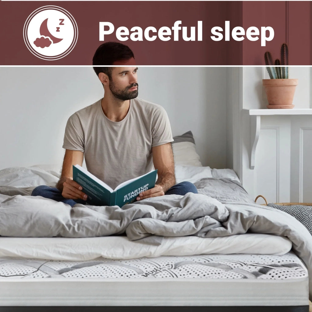 Materasso in Memory Foam a Una Piazza e Mezza 130x185 Altezza 22 cm | Rigidità media/alta | Tessuto Anallergico e Traspirante | Proprieta' Ortopediche Automodellanti | Prodotto in Italia